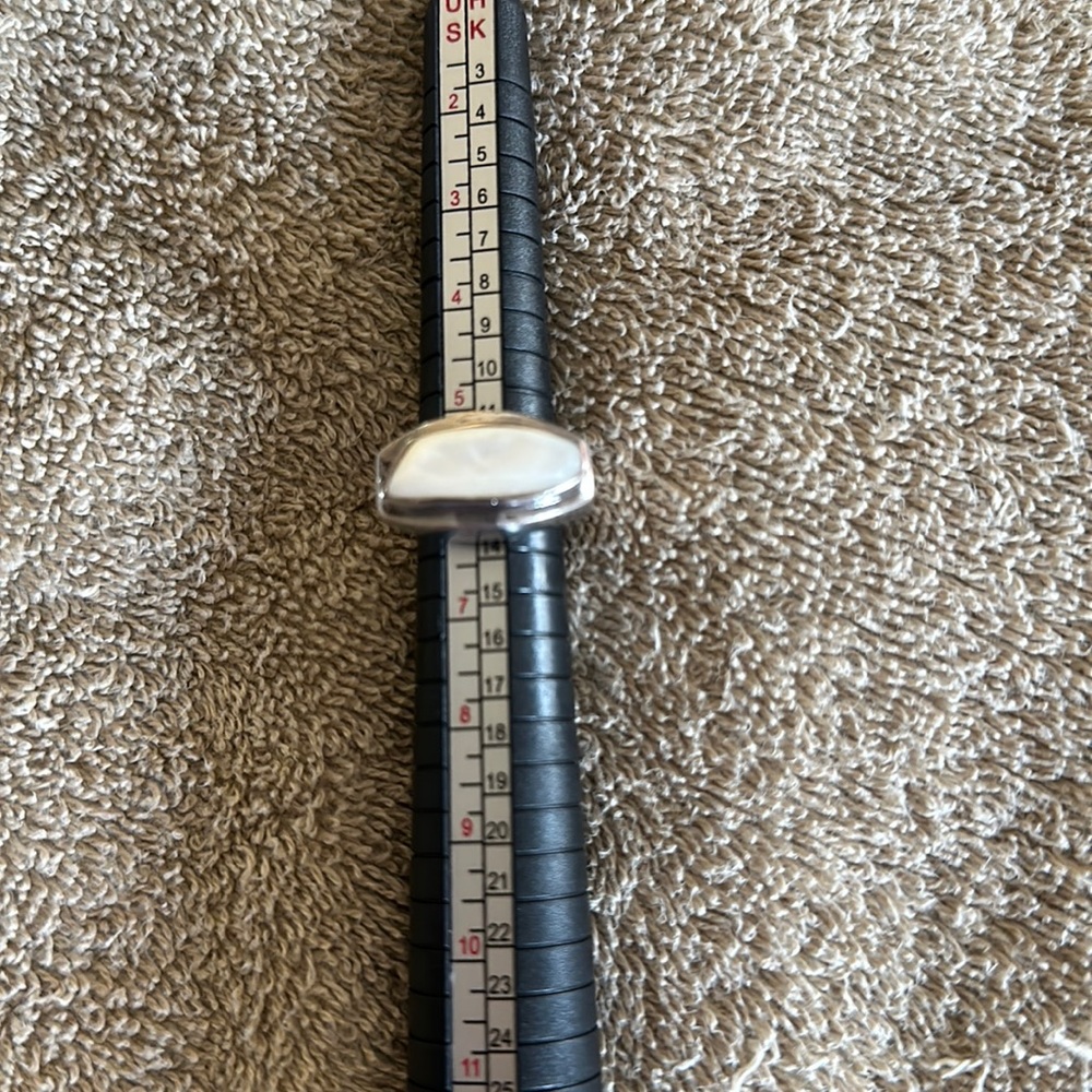 Silver Jasper Ring - image 2